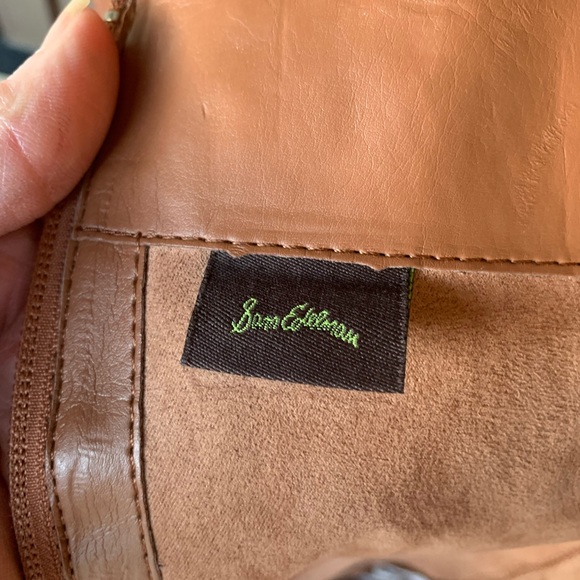 Sam Edelm Penny Leather Riding Boots Size 7M Whiskey Leather Equestrian Chic - Picture 10 of 16